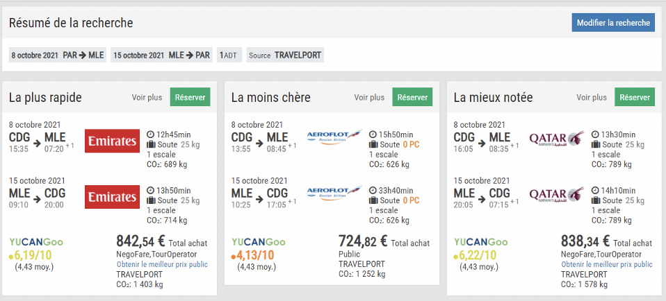 Les émissions CO2 : un argument clé dans la vente d’un billet d’avion ?